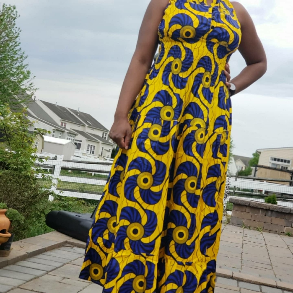 Ankara Sleeves dress